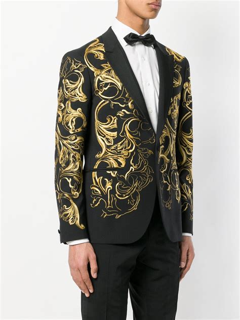 versace tuxedo cheap|Versace black suit.